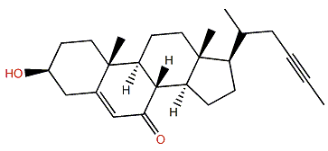 3b-Hydroxy-26,27-dinorcholest-5-en-23-yn-7-one